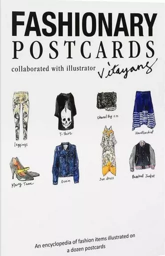 Fashionary Postcard Book Illustration By Vita Yang /anglais -  FASHIONARY - FASHIONARY