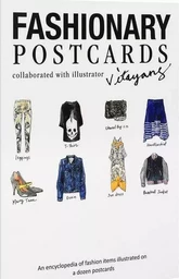 Fashionary Postcard Book Illustration By Vita Yang /anglais