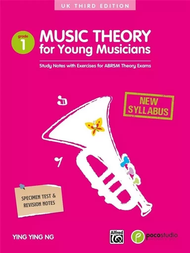 YING YING NG: MUSIC THEORY FOR YOUNG MUSICIANS - GRADE 1 - UK THIRD EDITION - THEORIE -  YING YING NG - ALFRED