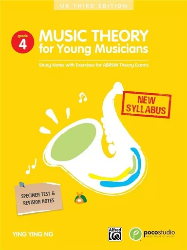 YING YING NG : MUSIC THEORY FOR YOUNG MUSICIANS - GRADE 4 - UK THIRD EDITION - THEORIE -  YING YING NG - ALFRED