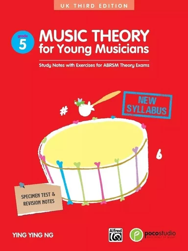 YING YING NG : MUSIC THEORY FOR YOUNG MUSICIANS - GRADE 5 - UK THIRD EDITION - THEORIE -  YING YING NG - ALFRED