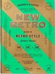 New Retro : 20th Anniversary Edition: Graphics & Logos in Retro Style /anglais