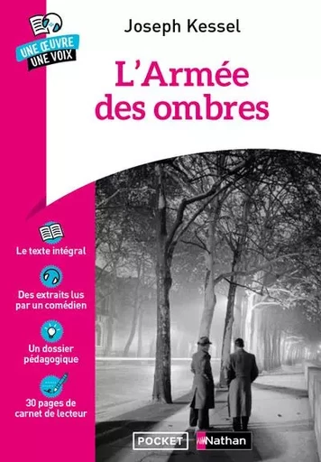 L'armée des ombres - Une oeuvre une voix - Joseph Kessel - Univers Poche