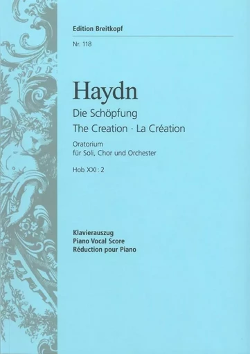 DIE SCHOPFUNG / THE CREATION HOB XXI:2 CHANT -  FRANZ JOSEPH HAYDN - BREITKOPF