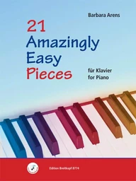 BARBARA ARENS : 21 AMAZINGLY EASY PIECES - PIANO