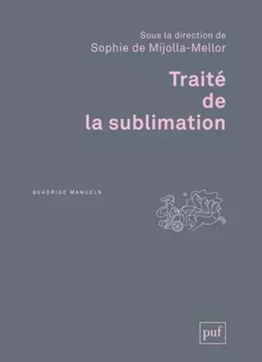 Traité de la sublimation - Sophie de Mijolla-Mellor - PUF