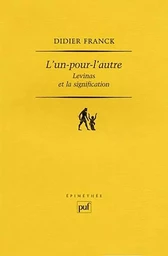 L'un-pour-l'autre. Levinas et la signification