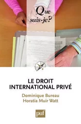 Le droit international privé