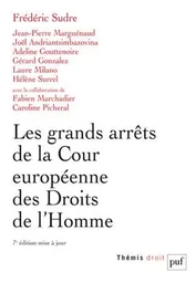 Les grands arrêts de la Cour européenne des droits de l'homme