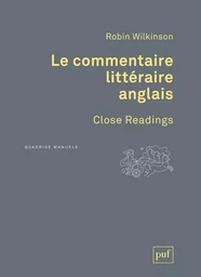 Le commentaire littéraire anglais