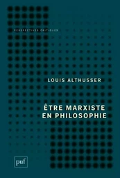 Être marxiste en philosophie