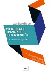 Vocabulaire d'analyse des activités