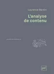 L'analyse de contenu