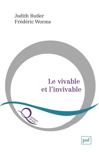 Le vivable et l'invivable - Judith Butler, Frédéric Worms - PUF