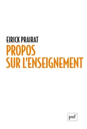 Propos sur l'enseignement