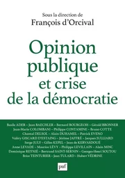 Opinion publique et crise de la démocratie