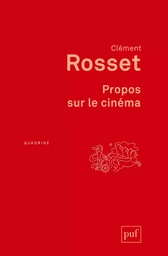 Propos sur le cinéma