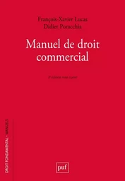 Manuel de droit commercial