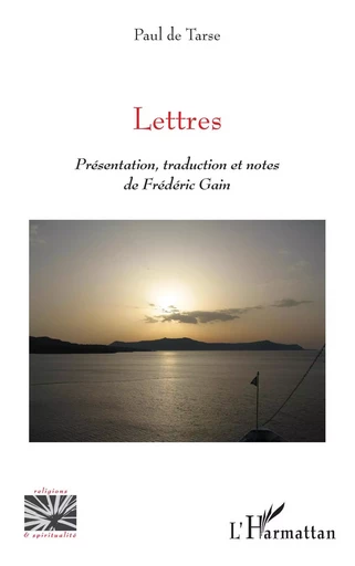 Lettres - Frédéric Gain - Editions L'Harmattan