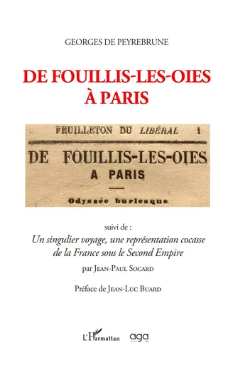 De fouillis-les-oies à Paris - Georges de Peyrebrune, Jean-Paul Socard - Editions L'Harmattan