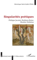 Singularités poétiques