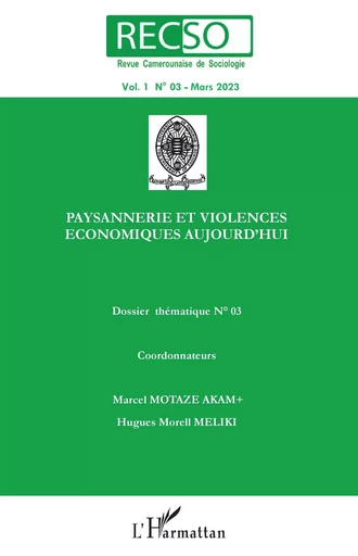 Paysannerie et violences économiques aujourd'hui - Yves Bertrand Djouda Feudjio - Editions L'Harmattan