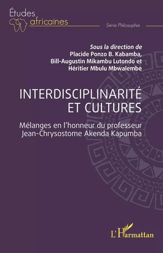 Interdisciplinarité et cultures -  - Editions L'Harmattan