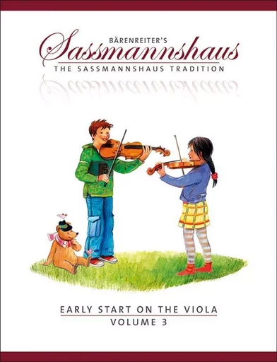 EGON SASSMANNSHAUS - EARLY START ON THE VIOLA 3 -  EGON SASSMANNSHAUS - BARENREITER