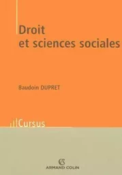 Droit et sciences sociales