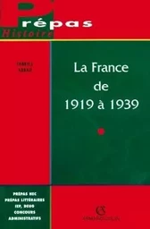 La France de 1919 à 1939