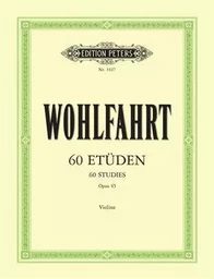 FRANZ WOHLFAHRT : 60 ETUDES OPUS 45 -  VIOLON