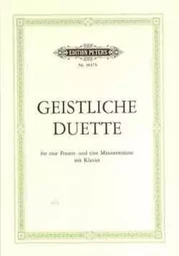 MARTIENSSEN : GEISTLICHE DUETTE - DUOS SPIRITUELS POUR 1 VOIX D'HOMME ET 1 VOIX DE FEMME