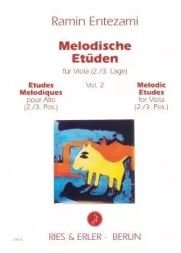 RAMIN ENTEZAMI :  MELODISCHE ETUDEN VOL. 2 _ RIES UND ERLER MUSIK - VIOLON -  RAMIN ENTEZAMI - HAL LEONARD