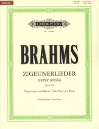 JOHANNES BRAHMS : 8 ZIGEUNERLIEDER OP. 103. VOIX GRAVE - CHANT PIANO