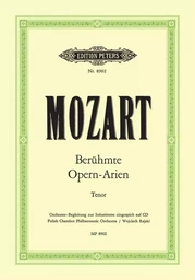 WOLFGANG AMADEUS MOZART : BERUHMTE OPERN-ARIEN  - TENOR VOICE AND PIANO -  RECUEIL