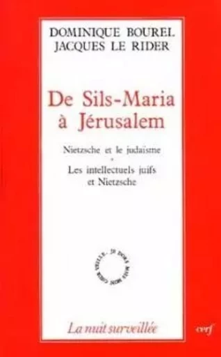 DE SILS-MARIA A JERUSALEM -  Bourel dominique,  LE RIDER JACQUES - CERF