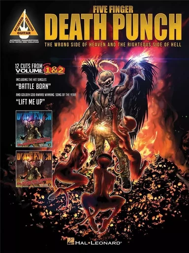 FIVE FINGER DEATH PUNCH - ARTIST SONGBOOK - GUITAR RECORDED VERSION - 12 SONGS THE TWO 2013 ALBUMS -  FIVE FINGER DEATH PU - HAL LEONARD