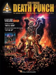 FIVE FINGER DEATH PUNCH - ARTIST SONGBOOK - GUITAR RECORDED VERSION - 12 SONGS THE TWO 2013 ALBUMS