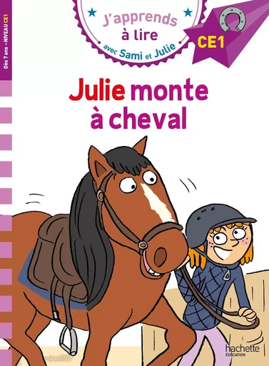 Sami et Julie CE1 Julie monte à cheval - Emmanuelle Massonaud - HACHETTE EDUC