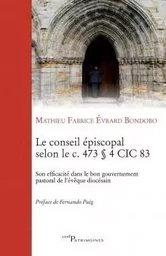 LE CONSEIL ÉPISCOPAL SELON LE CANON 473 ALINÉA 4 CIC 83