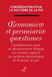 O¿E¿CONOMICAE ET PECUNIARIAE QUAESTIONES