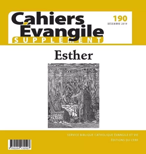 CAHIERS EVANGILE - NUMERO 190 ESTHER -SUPPLEMENT- -  - CERF