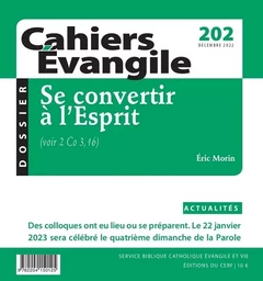 CAHIERS EVANGILE - N 202 SE CONVERTIR A L'ESPRIT