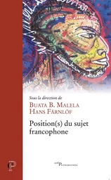 POSITION(S) DU SUJET FRANCOPHONE