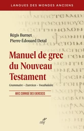 MANUEL DE GREC DU NOUVEAU TESTAMENT