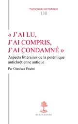 "J'ai lu, j'ai compris, j'ai condamné"