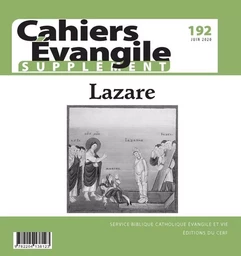 CAHIERS EVANGILE - NUMERO 192 - SUPPLEMENT