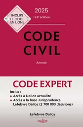 Code Dalloz Expert. Code civil 2025. 22e éd.