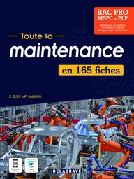 Toute la maintenance en 165 fiches (2022) - Manuel élève