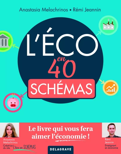 L'Éco en 40 schémas (2018) - Référence - Anastasia Melachrinos, Rémi JEANNIN - DELAGRAVE